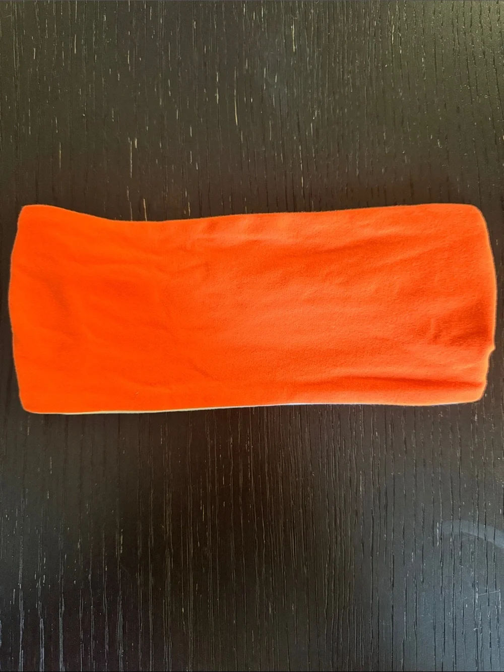 Lululemon Bang Buster Wide Orange & White Headband. OS